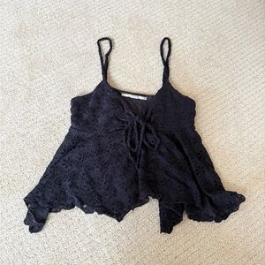 Urban Outfitters Black Lace Camisole